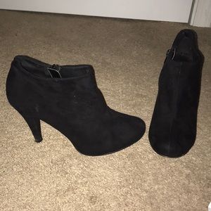 Black ankle boots